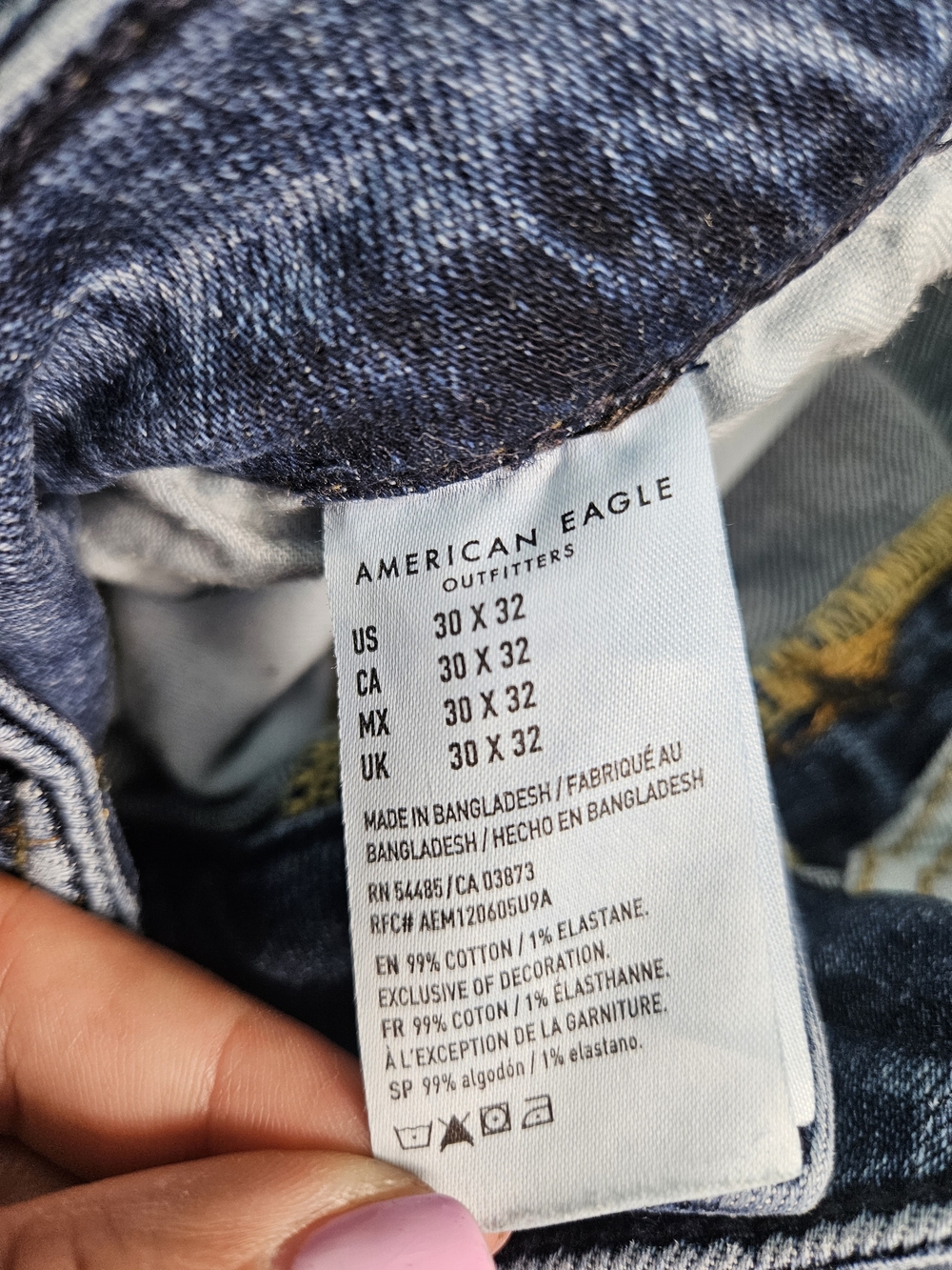 American Eagle Next Level AirFlex Slim Straight Jeans 30x32 - Picture 11 of 16